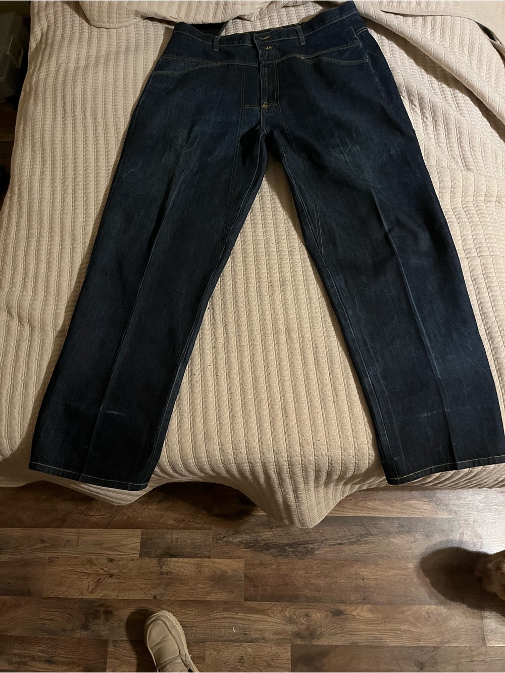 Marithe Francois Girbaud Men’s Indigo Straight-Leg Jeans